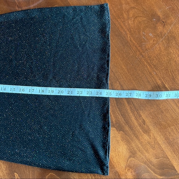 Black Sparkly Bodycon Mini Dress - Picture 10 of 10